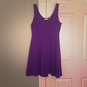 Purple dress, short